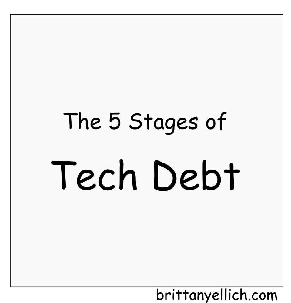 The 5 stages of tech debt (a series)