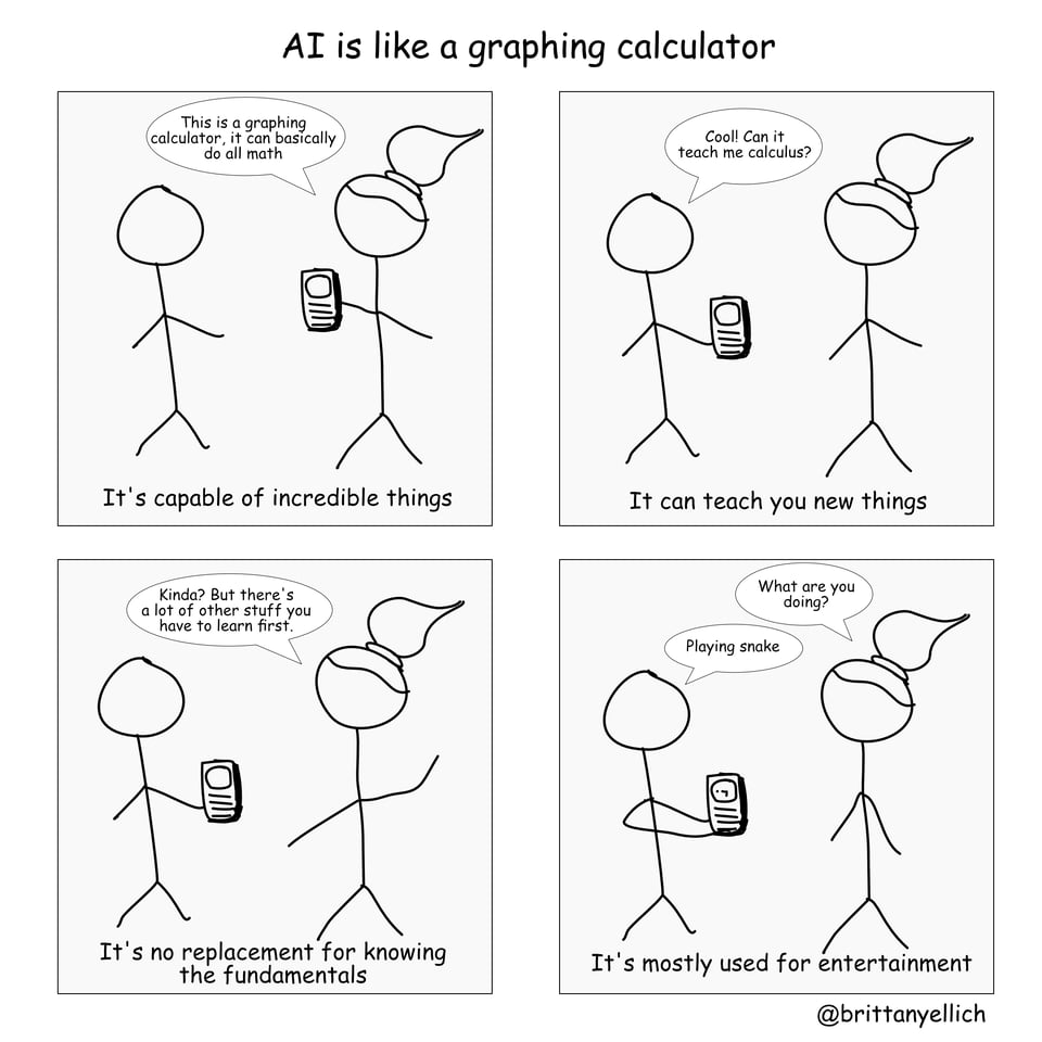 AI is like a graphing calculator