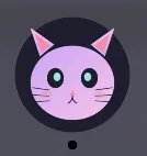Cat themed tray icon for my command center